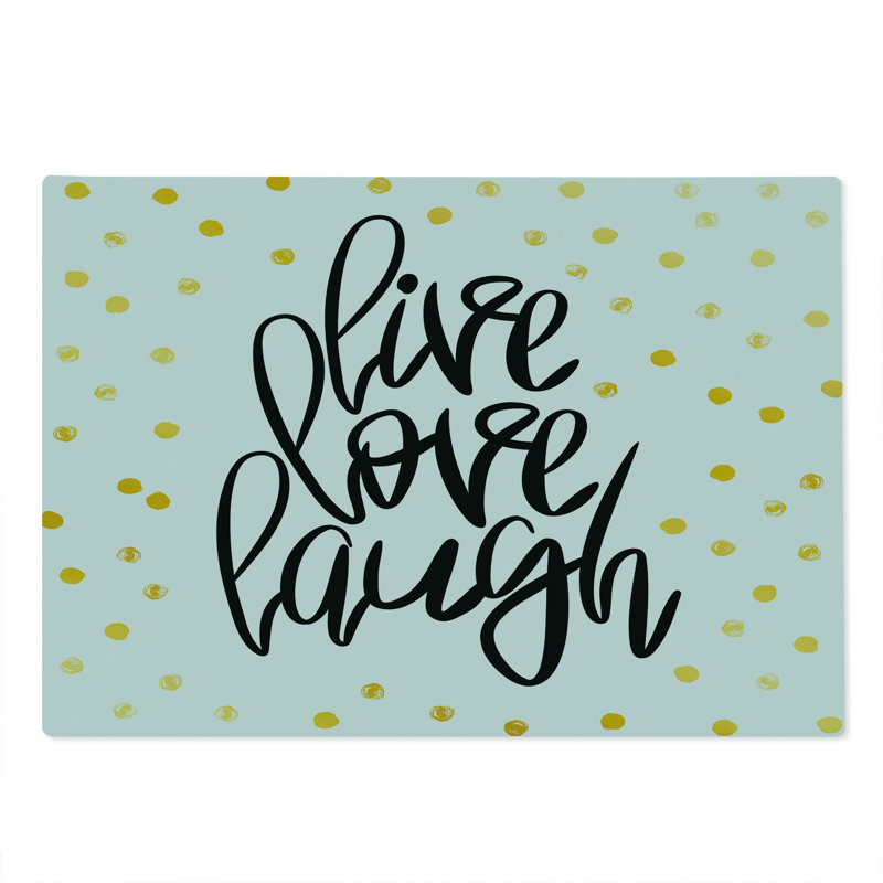 Planche à découper Ambesonne Live Laugh Love