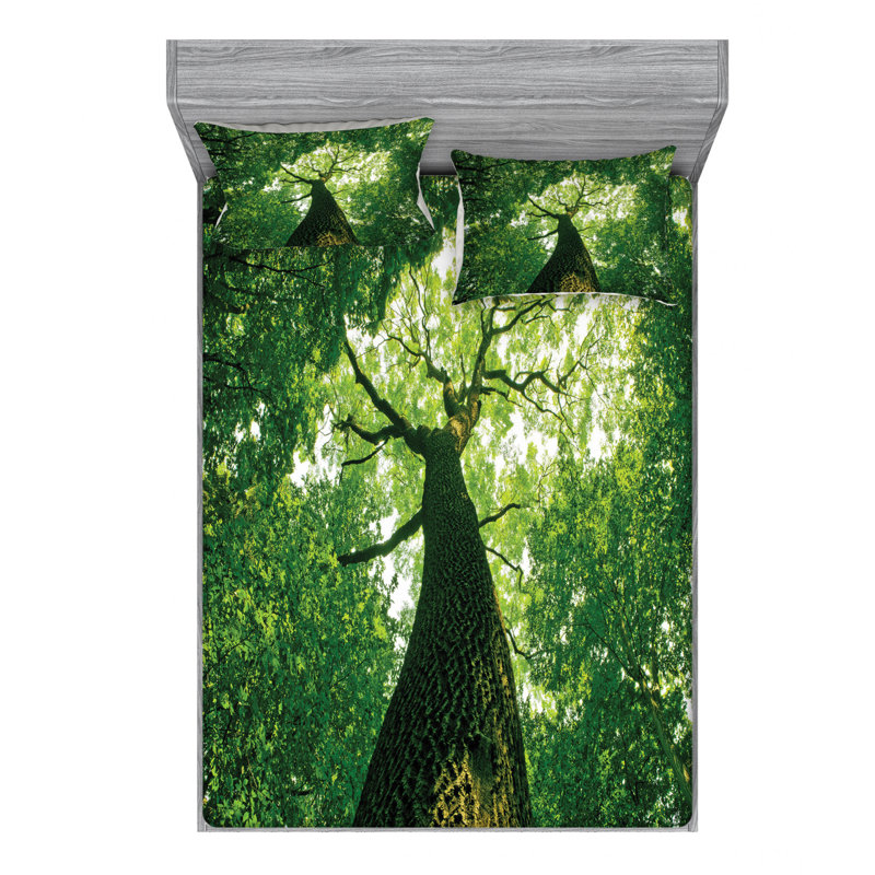 Microfiber Sheet Set, Queen Sheet Set with Fitted Sheet