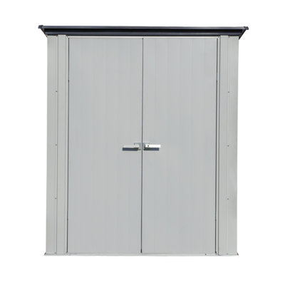 Spacemaker Patio Shed, 5x3, Flute Grey and Anthracite