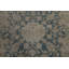 Tapis persan en laine délavé à motif floral Kerman Karbon 10 x 13