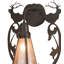 Rustic Lodge 1 - Light Armed Sconce