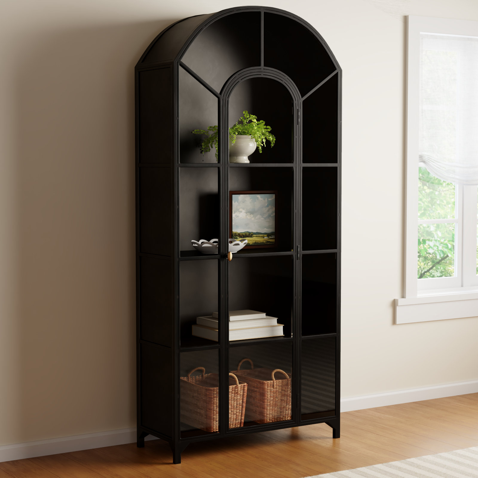 Bayline Dining Cabinet, Black