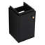 Petit meuble-lavabo avec lavabo, compact de 12 pouces, fixation murale, châtaignier noir, lavabo hygiénique en céramique, compact pour salle de bain, monté, en surface