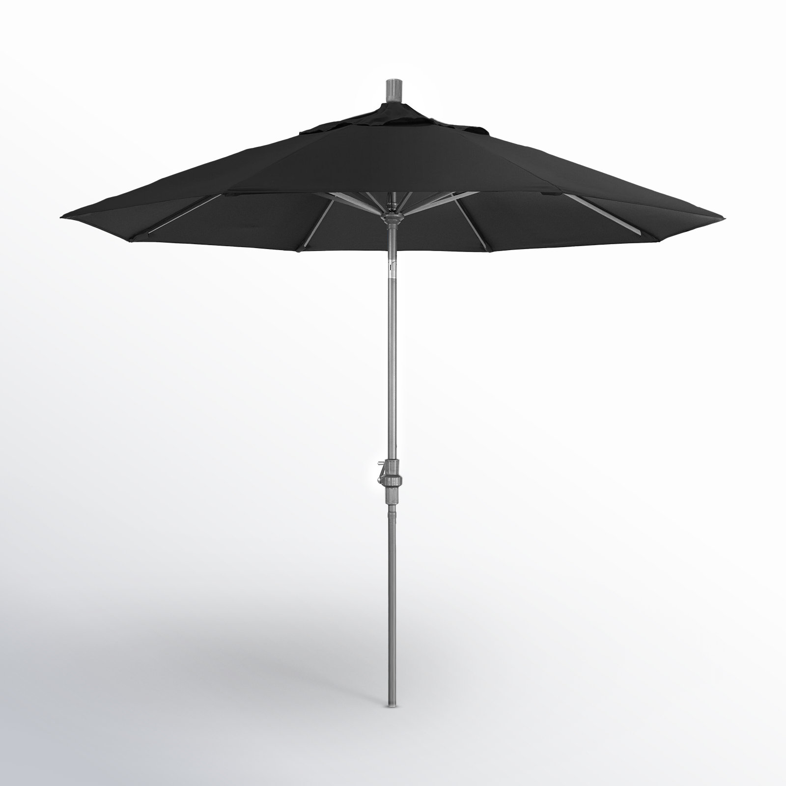 Romany 108'' Sunbrella® Umbrella, Canvas Black Sunbrella® Canvas