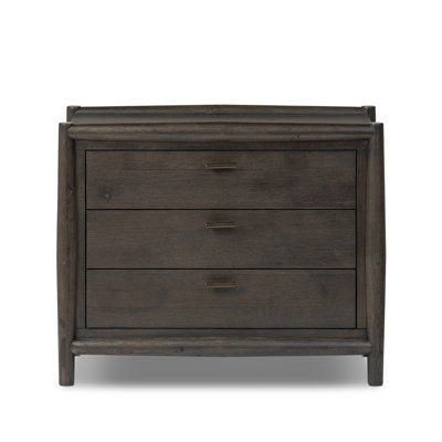 Glenview 3 - Drawer Solid Wood Nightstand