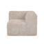 Canapé d'angle modulaire 6 pièces pour salon, lit de jour couleur taupe, fausse fourrure, mousse haute densité compressée, fauteuils sans accoudoirs, pouf-1630154582
