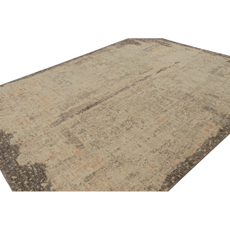 Hand Knotted Wool Area Rug