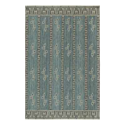 Scandinavian Wool Geometric Area Rug