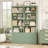 70.9"H X 47.2"W Wood Double 4-Tier Bookcase With 4 Storage Drawers-159168296