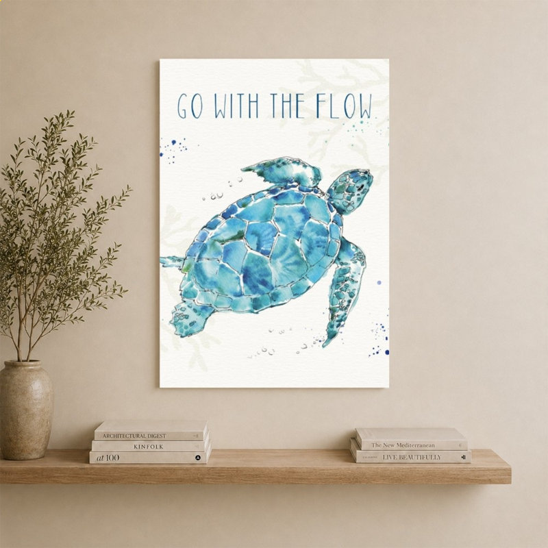 «Deep Sea IV» par Anne Tavoletti - Impression sur toile, 40" H x 30" W, Does Not Apply