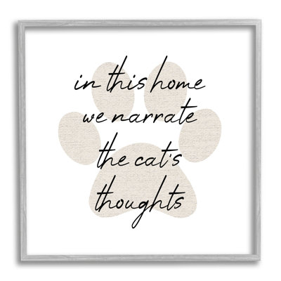 " Narrate Cat's Thoughts "