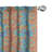 Fish Panel Curtain, Maritime Animal Scales Pattern Abstract Geometric Half Circles Mermaid Tail Design, Lightweight Window Treatment Living Room Bedroom Decor, Multicolor Semi-Sheer Rod Pocket Sliding Panel-45075575