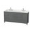Sheffield 72" Freestanding Double Bathroom Vanity with Quartz Top
