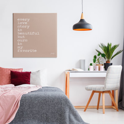 "Favorite Love Story", art mural sur toile par Marla Rae