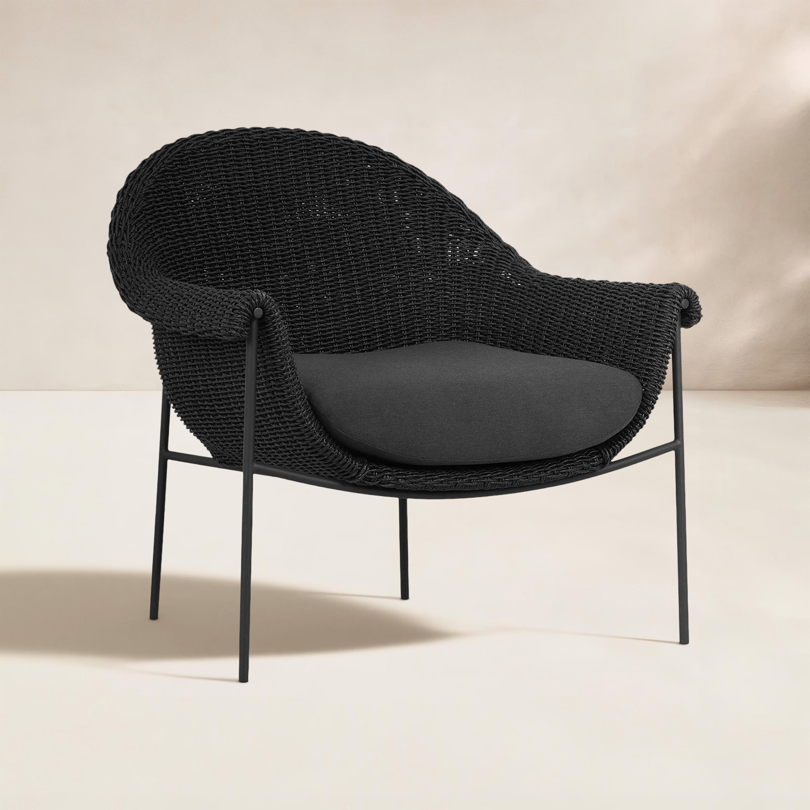 Melina Sunbrella® Patio Lounge Chair, Arashi Ink