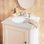 Lavabo de salle de bain ovale encastré en céramique avec trop-plein Ovalyn