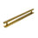 Brass Knurled "Texture Backplate" 8-13/16" Centers Drawer Pull