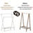 Mito 31.1''W Foldable Kids Clothes Rack with Double Rods & Storage Shelf-375306274