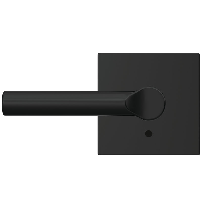 Custom Broadway Non-Turning Lever with Collins Trim, Matte Black