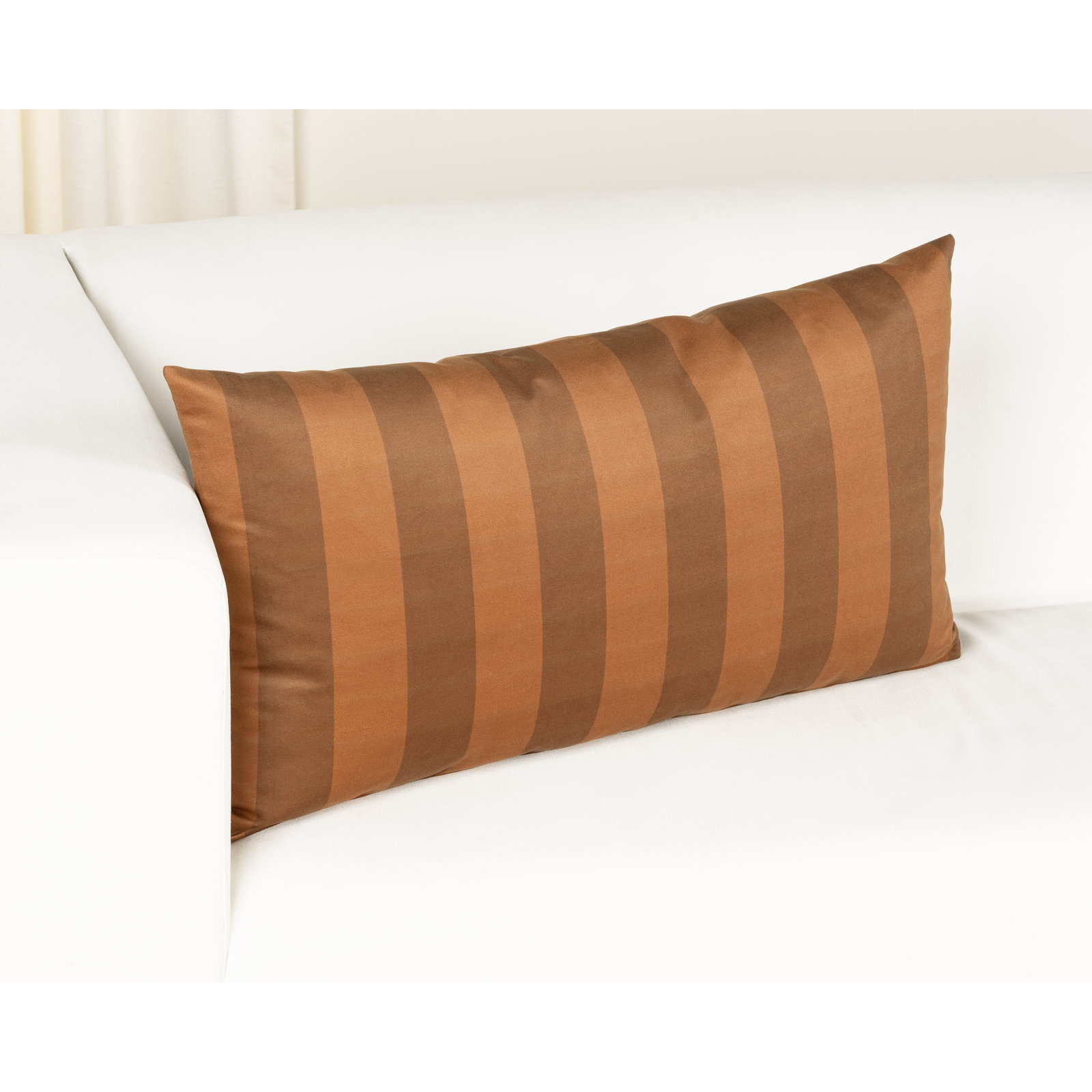 Throw Pillow, Polyfill, 21" x 12", Carmel