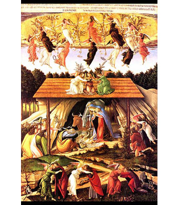 « crèche » par sandro botticelli, impression