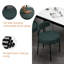 Chaises d'appoint rembourrées avec structure en fer-380601313