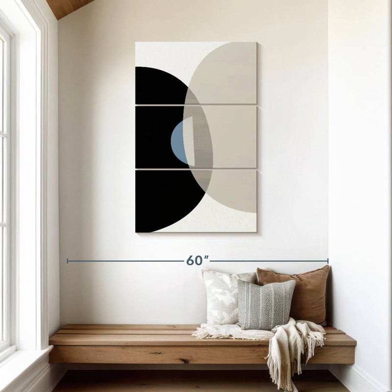 Avery Mid Century Abstract II, 45" H x 28" W