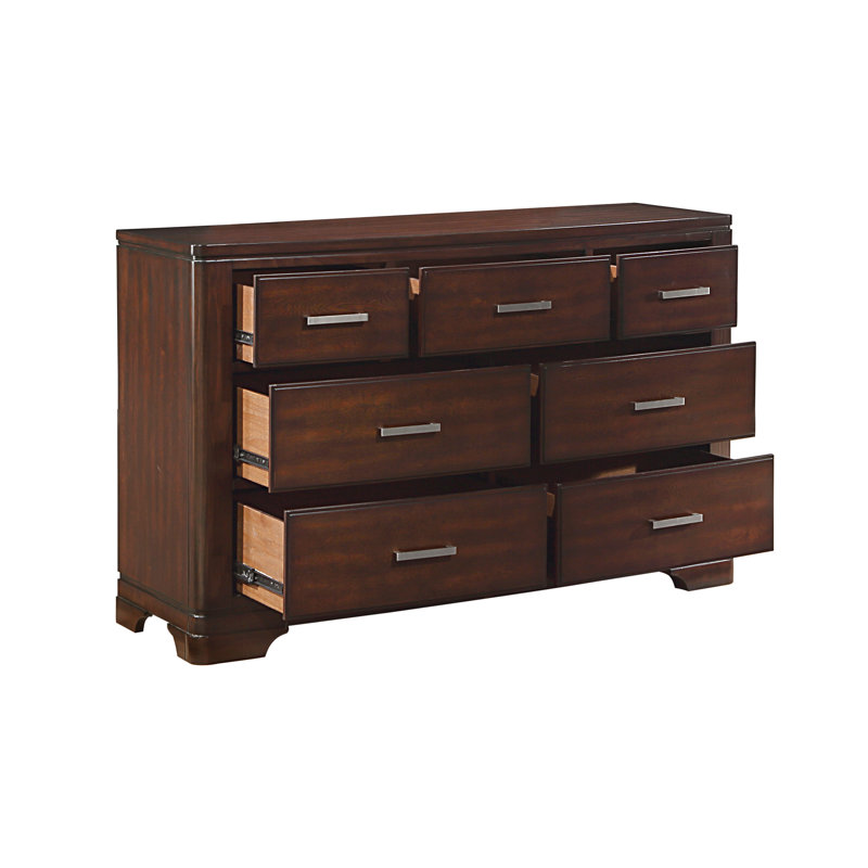 Commode moderne avec 7 tiroirs Smooth Glides