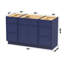 Base de meuble-lavabo simple 54 po seulement-98636827