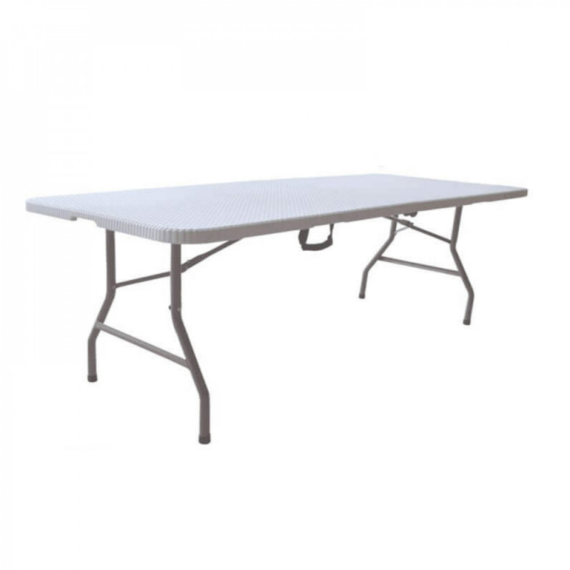 Arianah 240cm Rectangular Fold-in-Half Portable Folding Table