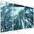 « fractal 3d stripes everywhere », ensemble de 3 impressions sur toiles tendues