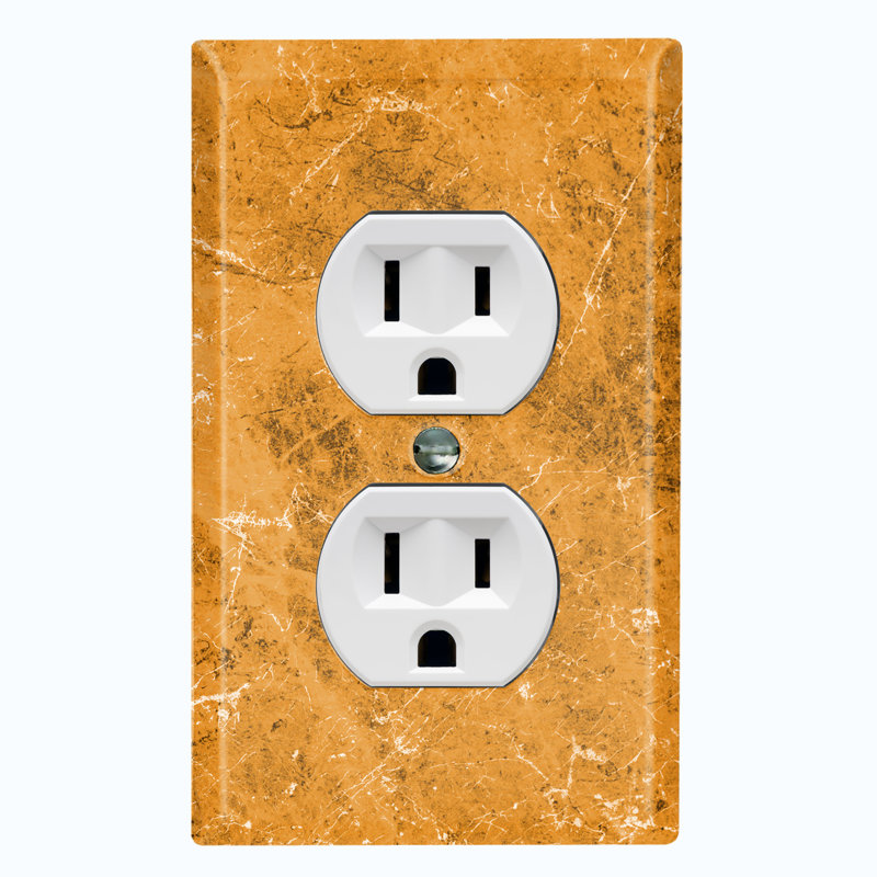 Patterned 1 - Gang Standard Wall Plate