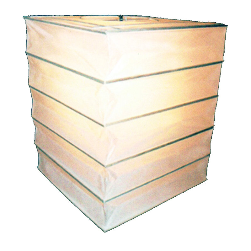 30cm H Paper Square Pendant Shade ( Screw On ), Natural