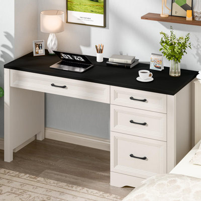 Executive Desk With Storage And Ample File Drawer by Winston Porter