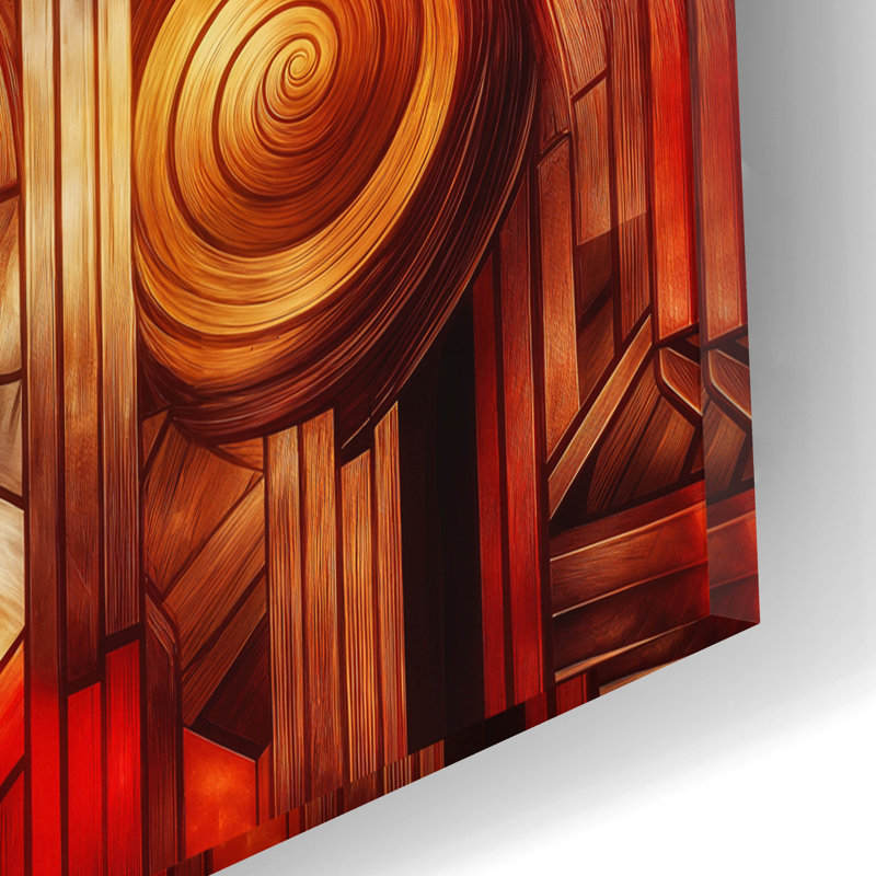 «Eiffel Tower, Paris Abstract» par Rey Klimt, art mural en verre acrylique, H 12 po x l 12 po x P 0,13 po
