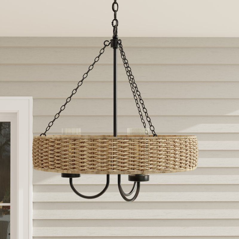 Lustre d'extérieur à trois lumières 21,5 po Cecil