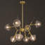 Lustre empire doré à 8 lumières Virat