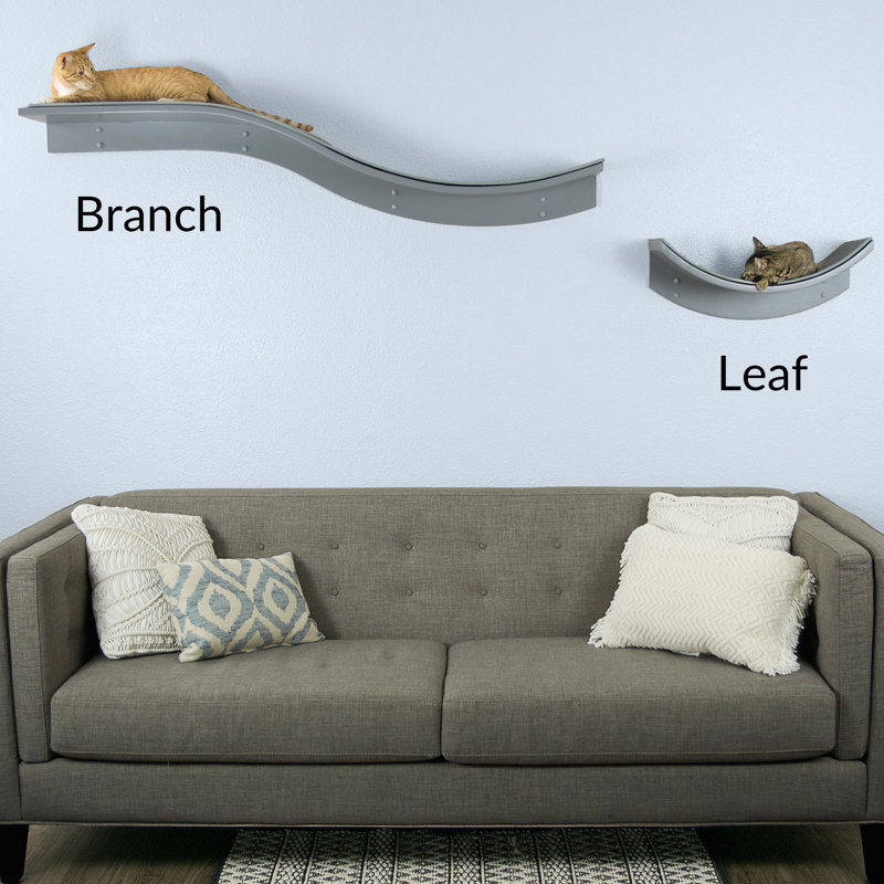 Lotus Leaf Cat Perch, Smoke