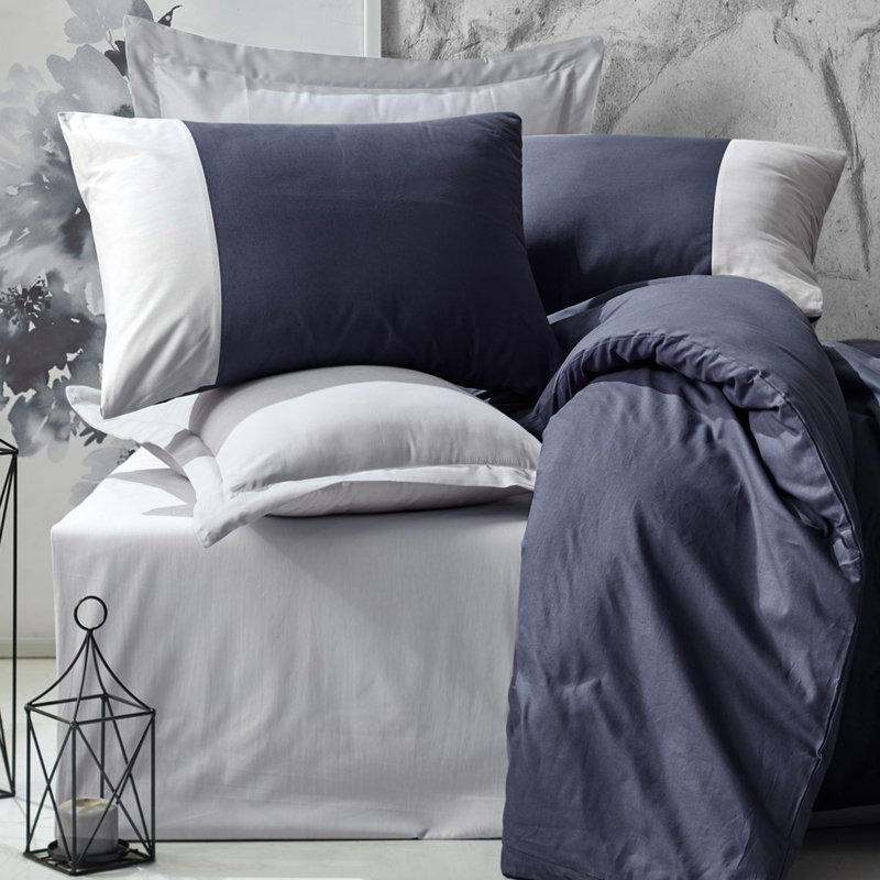Ensemble de housse de couette DUVET COVER, Housse de couette de grande taille + 1 drap + 2 ta