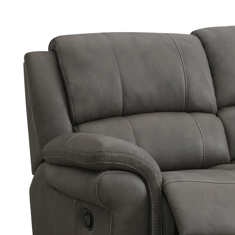 Bettymae 3 Seater Reclining Sofa, Grey