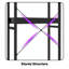 Over The Toilet Storage With 3-Tier Shelf & 4 Hooks-778198619