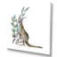 Kangourou avec feuilles d'eucalyptus - Peinture sur toile-66800810-66800817