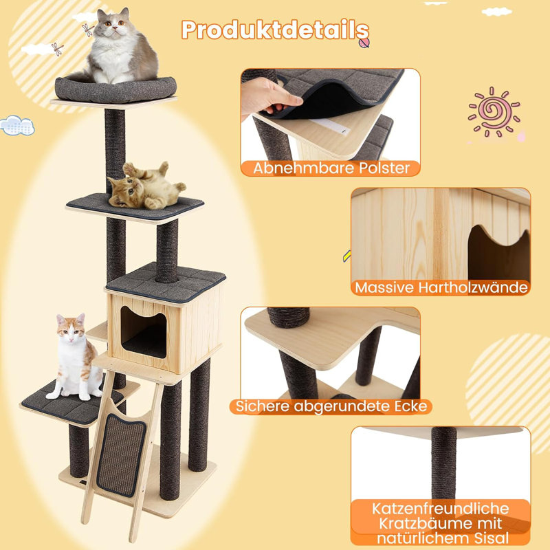 Tallapoosa 175cm H Cat Tree