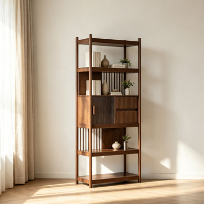 Chinese style living room storage bookcase