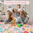 Area Rugs Machine Washable Area Rug Vintage Non Slip Rug Foldable Stain Resistant Boho Carpet for Bedroom Home Office Kids Room-1319517638-1319517635