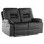 Bergen Faux Leather Reclining Loveseat-26297192