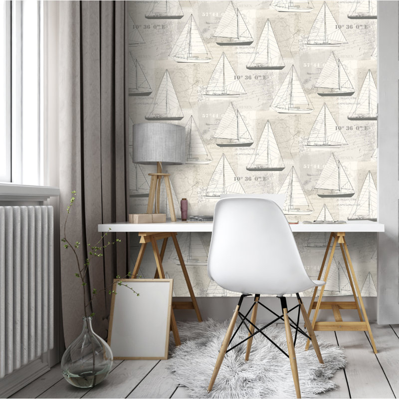 10.05m x 53cm Matte Wallpaper Roll, Silver
