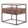 Locust Grove Glass Top End Table with Storage