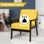 Fauteuil en lin l 23 po Janyce-795444101
