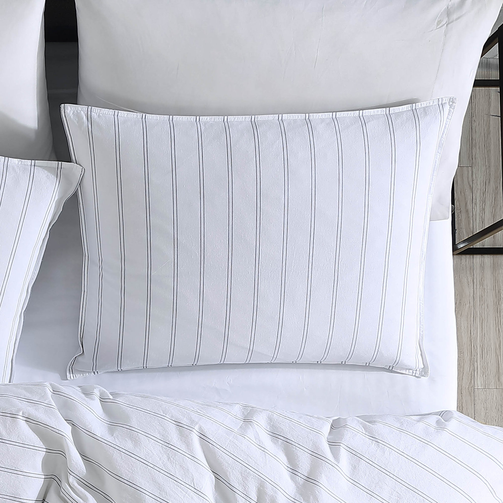 Kenn Cotton Duvet Cover Set, King Comforter Cover + 2 Shams